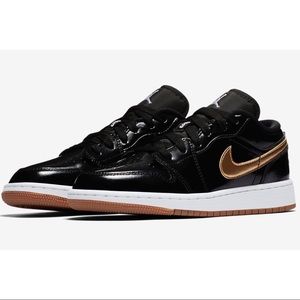 Air Jordan 1 Low GS “Metallic Gold” Sneakers
